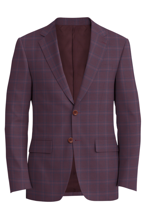 Reda Berry Blue Window Border Jacket