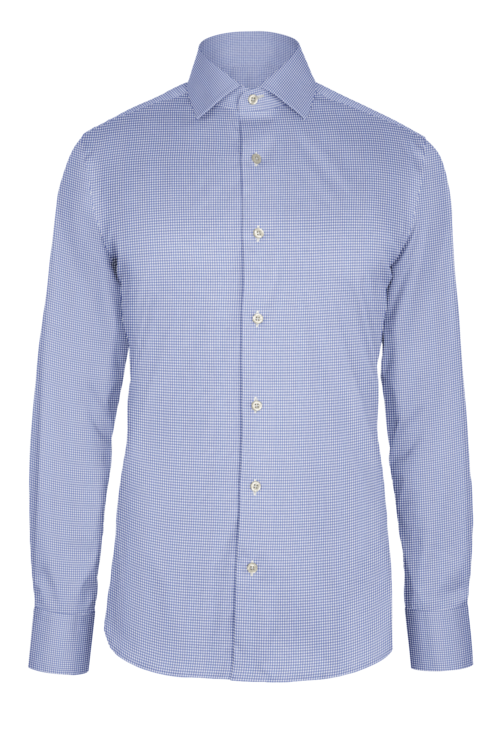 Sky Blue Graph Check custom shirt