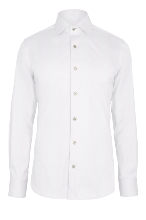 White Step Dobby custom shirt — official long-sleeve visualization