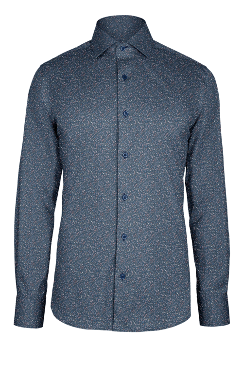 Navy Woodsong custom shirt
