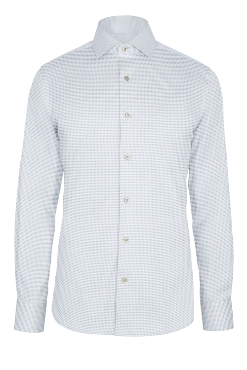 Sage Rectangle Dobby custom shirt — official long-sleeve visualization