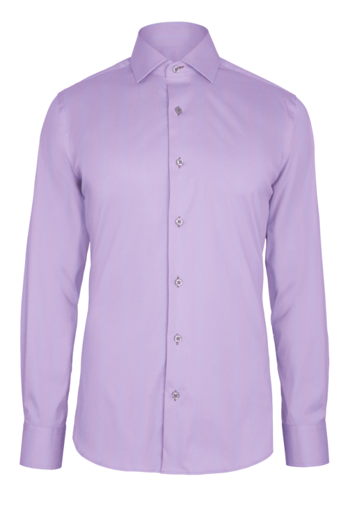 Violet Solid Poplin custom shirt
