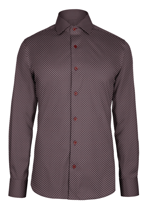 Burgundy Dominion custom shirt