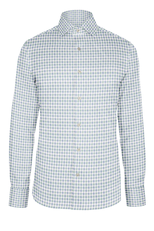 Blue Green Circle Stripe custom shirt