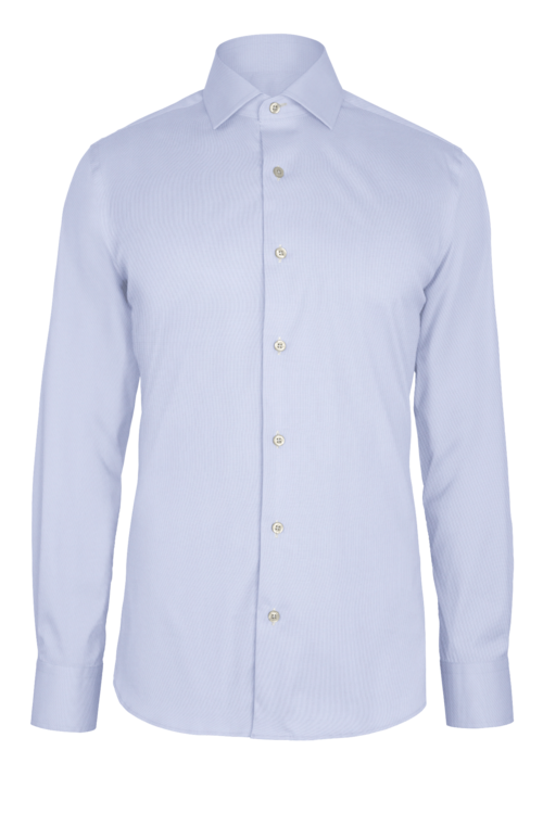 Sky Blue Solid Poplin custom shirt