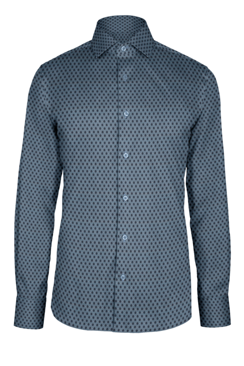 Blue Navy Star Dot custom shirt