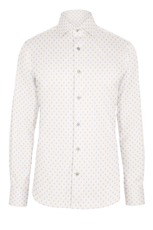 Lt Blue Spaced Dot custom shirt