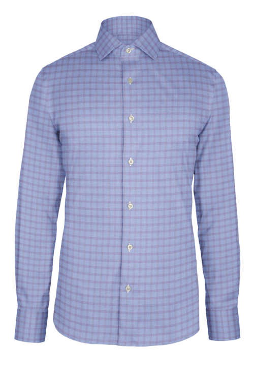 Lavender Track Dobby custom shirt — official long-sleeve visualization