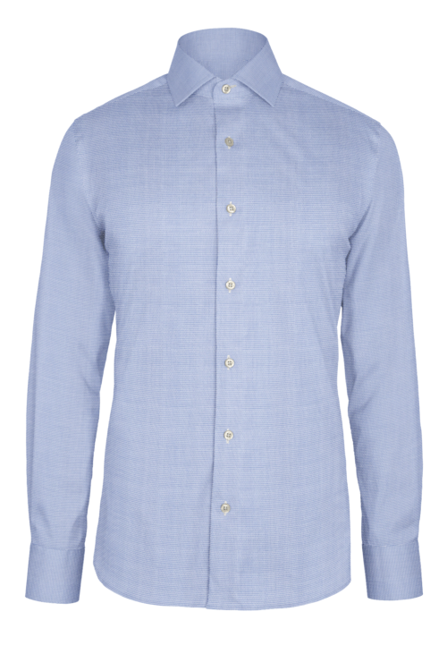 Blue Link Dobby custom shirt — official long-sleeve visualization