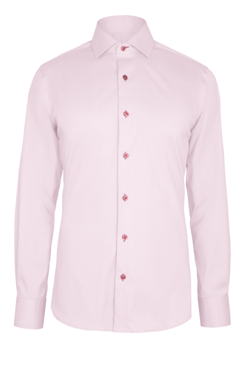 Light Pink Solid Poplin custom shirt