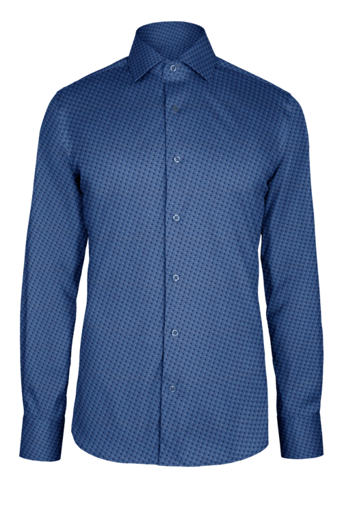 White Navy Shadow Dot custom shirt