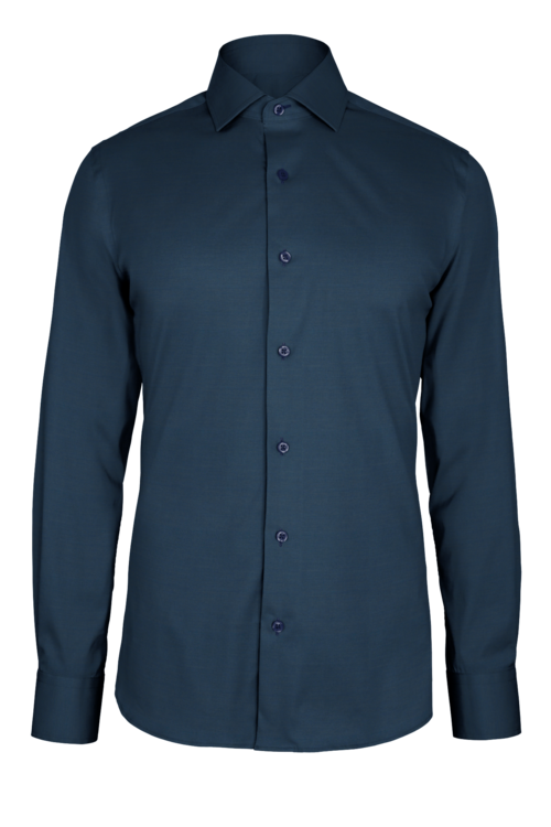 Indigo Sport Denim custom shirt — official long-sleeve visualization