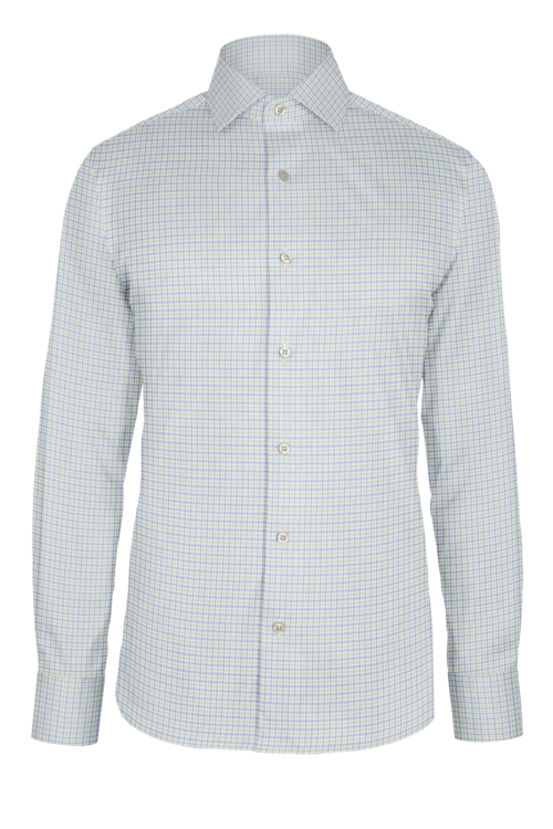Mint Sport Tattersall custom shirt — official long-sleeve visualization