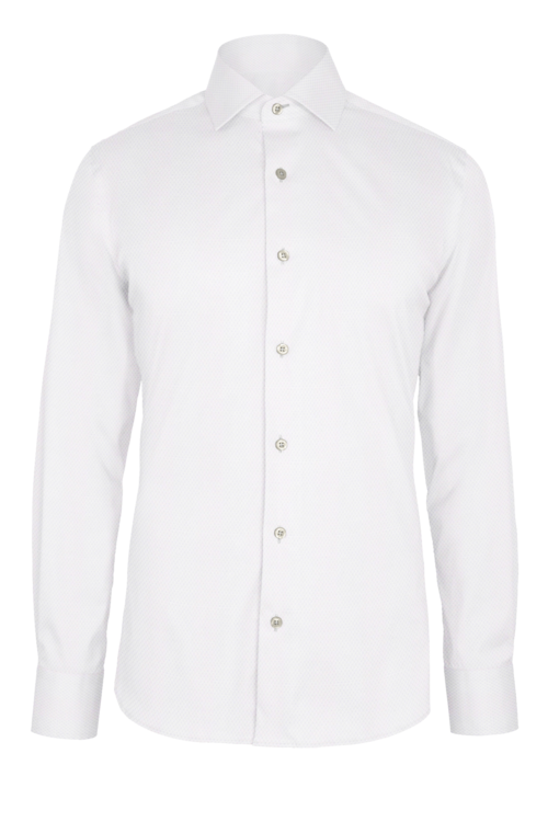 White Box Dobby custom shirt — official long-sleeve visualization