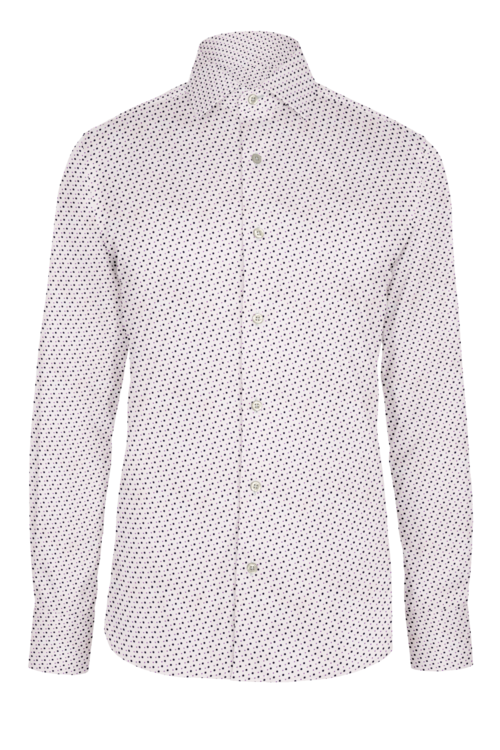 Lavender Navy Shadow Dot custom shirt