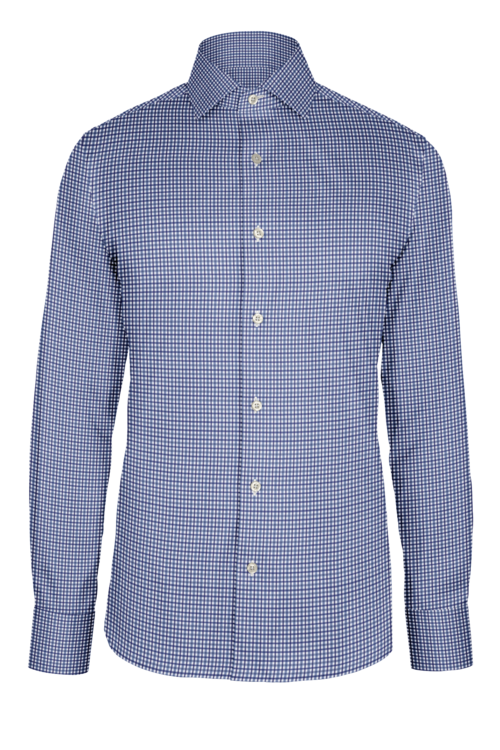 Navy Plaid custom shirt