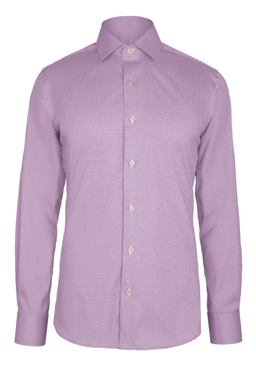 Violet Graph Check custom shirt