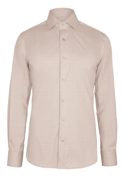 Orange Taupe Wexley custom shirt