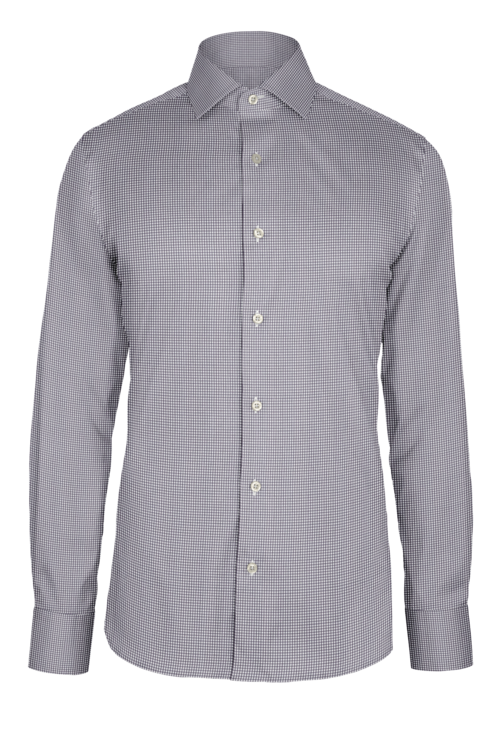 Grey Graph Check custom shirt