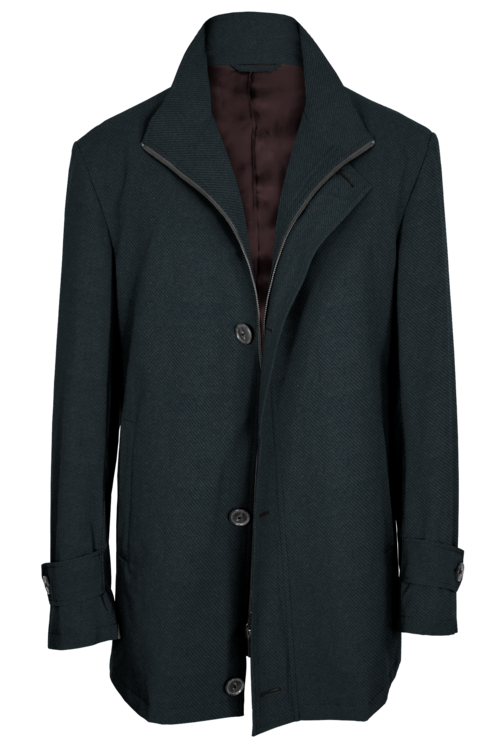Outerwear Essentials Charcoal Twill