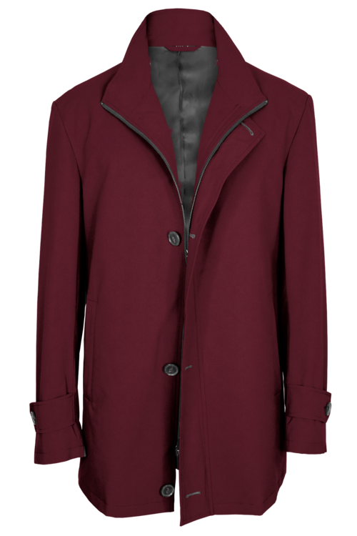 Outerwear Collection Burgundy Solid