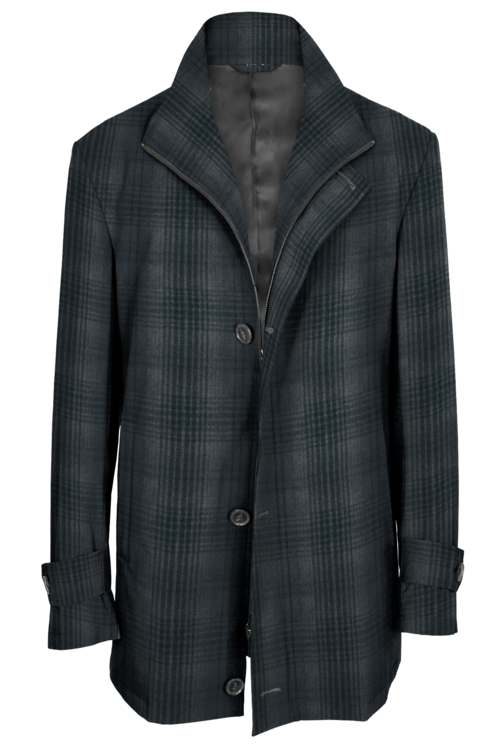 Outerwear Collection Charcoal Grey Plaid