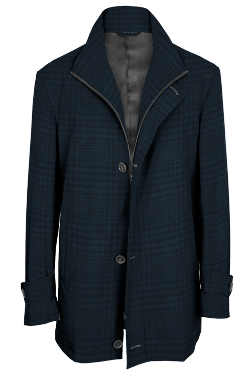 Outerwear Collection Navy Glen Plaid