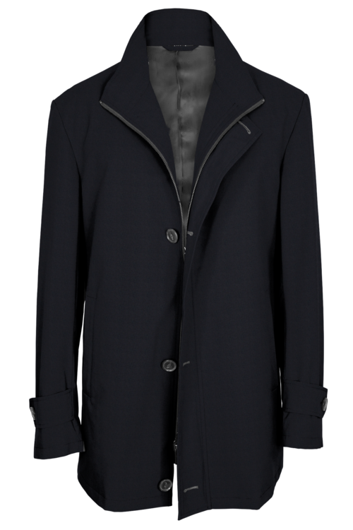 Outerwear Collection Navy Solid