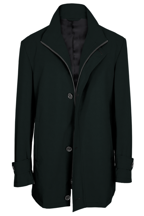 Outerwear Essentials Black Solid