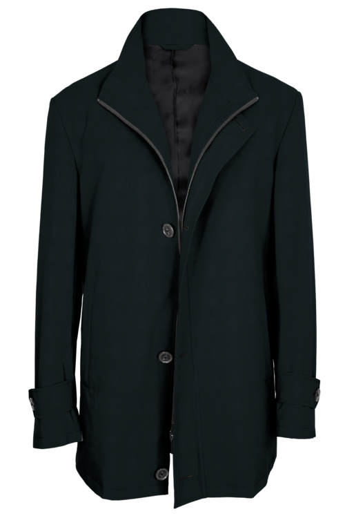 Outerwear Essentials Black Twill