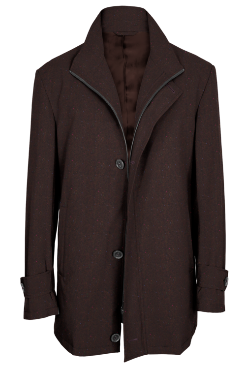 Outerwear Essentials Brown Donegal