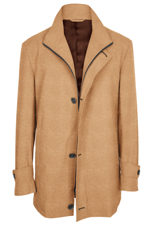 Outerwear Essentials Camel Solid