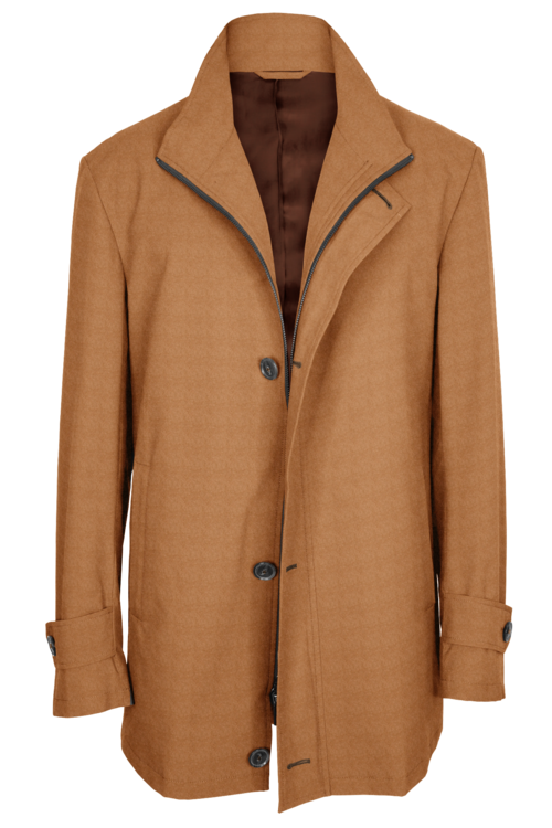 Outerwear Essentials Camel Solid