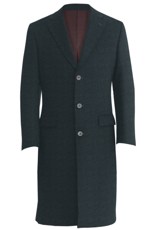 Charcoal Donegal Three Button Topcoat