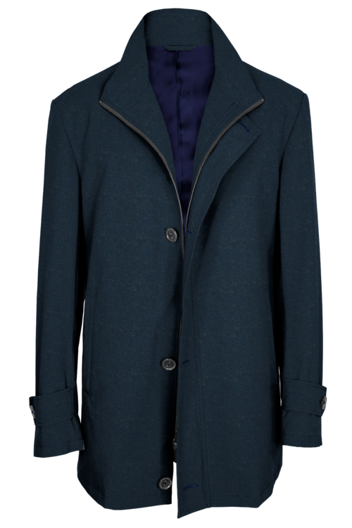 Outerwear Essentials Navy Donegal