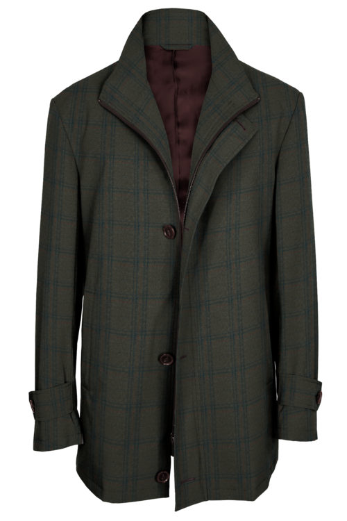 Outerwear Patterns Brown Grey Check