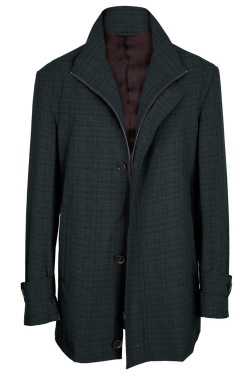 Outerwear Patterns Grey Donegal Window Check