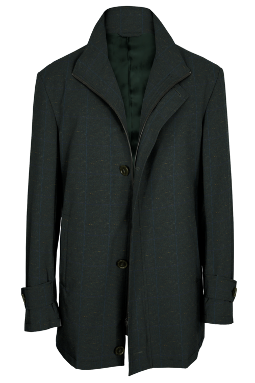 Outerwear Patterns Olive Donegal Windowpane