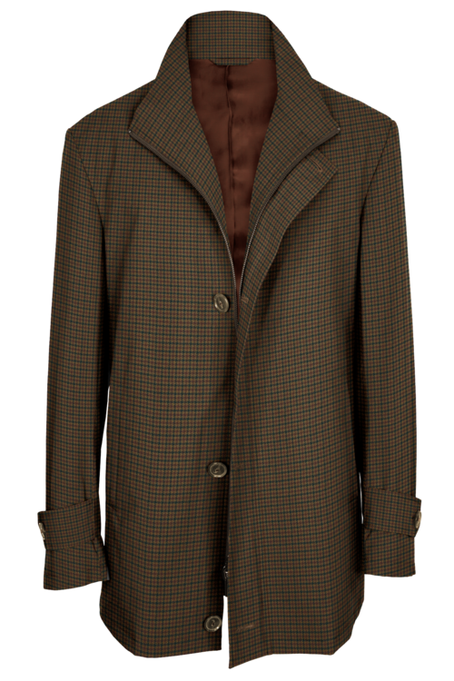 Outerwear Patterns Tan Brown Houndstooth