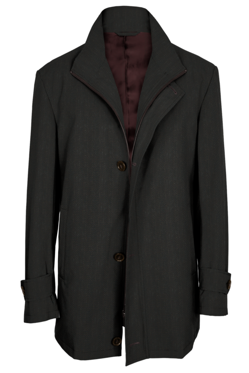 Outerwear Patterns Brown Wide Herringbone