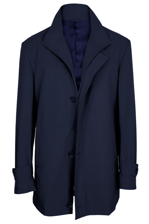 Outerwear Patterns Navy Solid