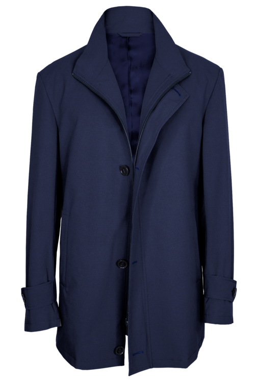 Outerwear Patterns Blue Solid