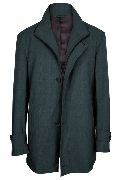 Outerwear Tonals Black White Herringbone