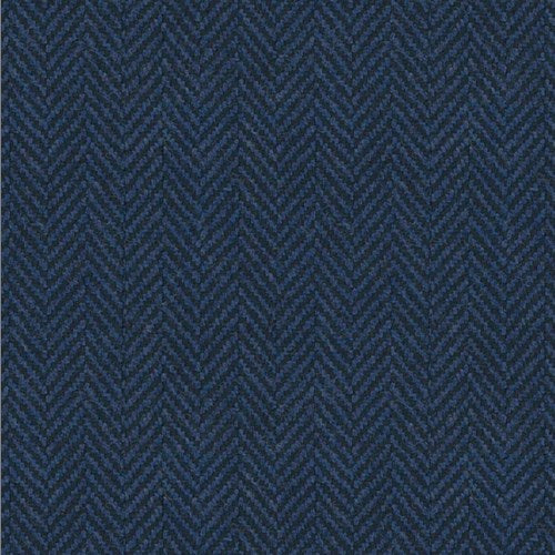 Original Blue Herringbone fabric swatch