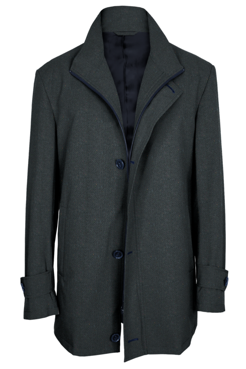 Outerwear Tonals Charcoal Blue Twill