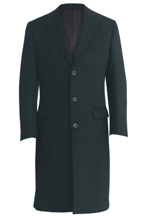 Charcoal Donegal Three Button Topcoat
