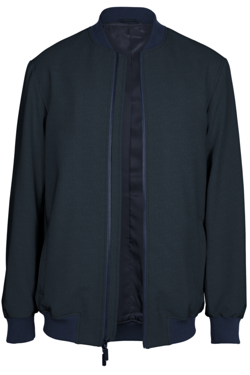 Denim Twill Bomber Jacket