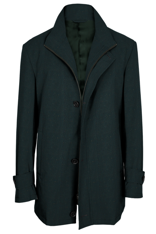 Outerwear Tonals Green Slub Donegal
