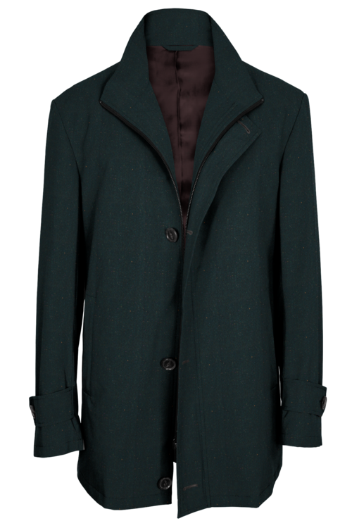 Outerwear Tonals Grey Slub Donegal