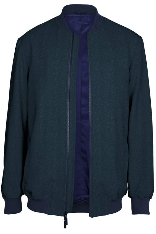 Navy Donegal Bomber Jacket